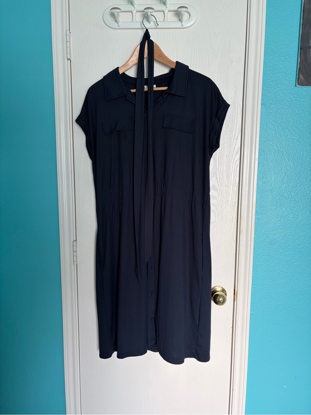 Lularoe Navy T-Shirt Dress with Pockets